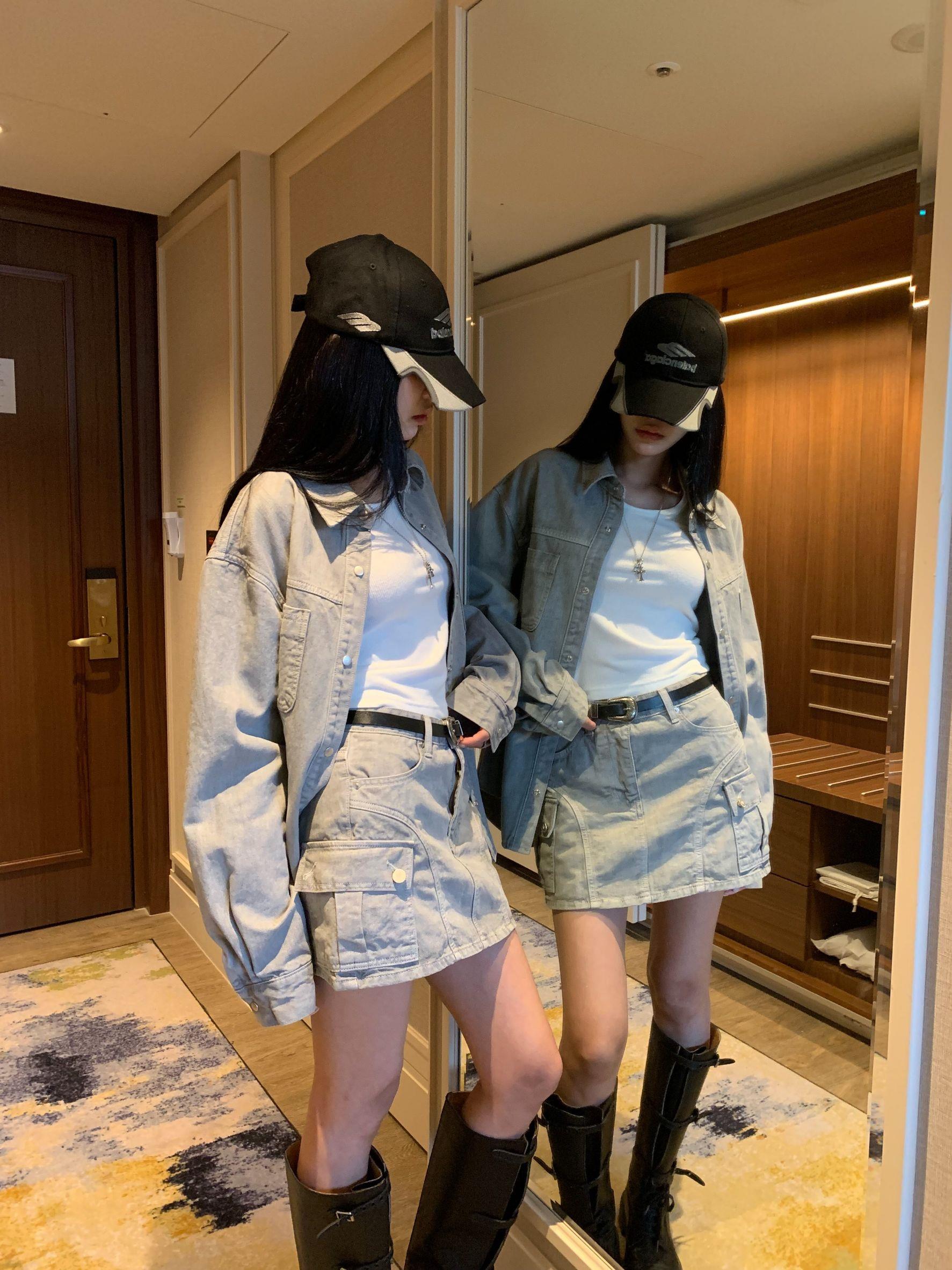 薄款襯衫牛仔外套